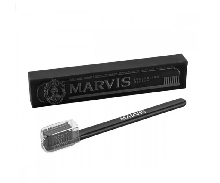 Black Medium Toothbrush