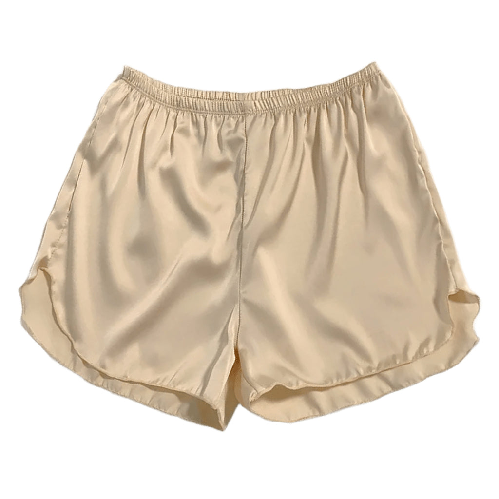 Short Lola Satin Beige